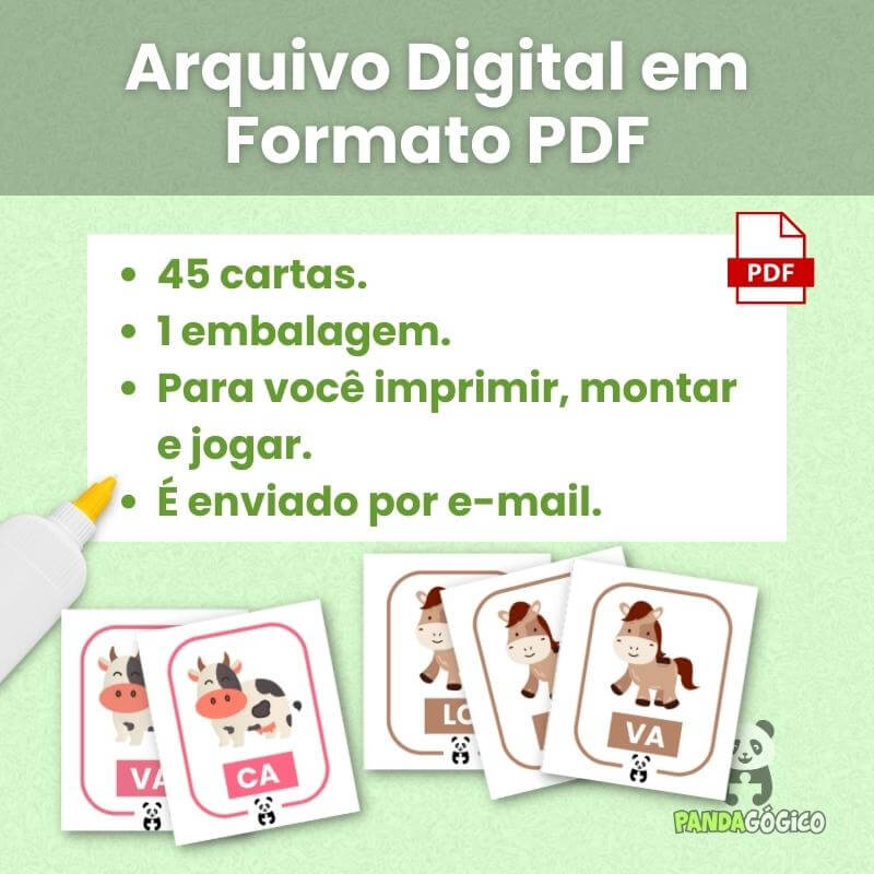 Jogo Educativo Consciência Fonológica (arquivo Digital)