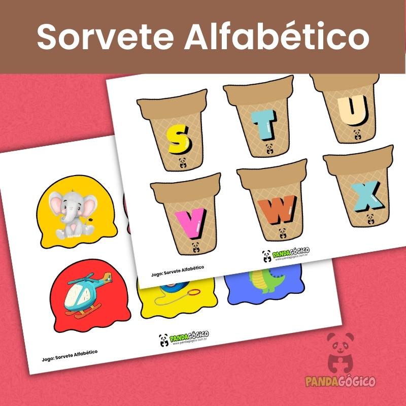 Arquivo Sorvete Alfabético – Pandagógico