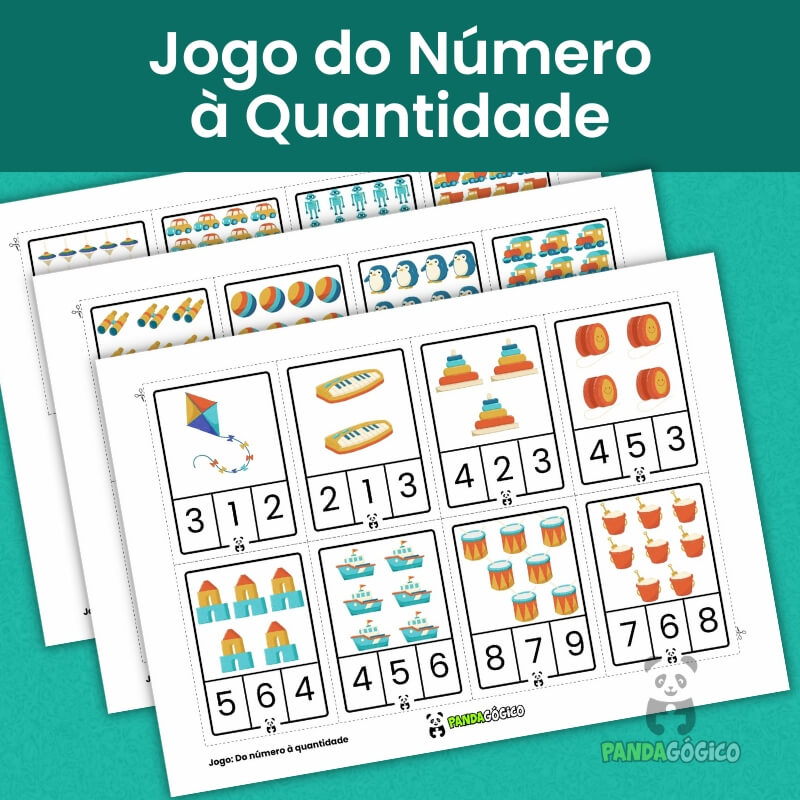 2 JOGOS NÚMEROS E QUANTIDADES EDUCAÇÃO INFANTIL