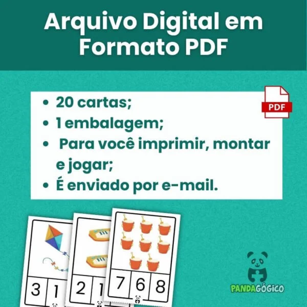 Arquivo Jogo do Número à Quantidade do 1 ao 20 - Image 3