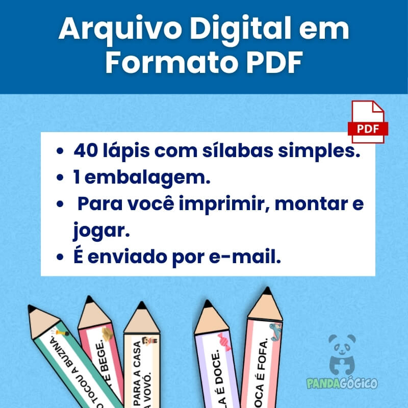 Arquivo Ache Palavras – Sílabas Simples – Pandagógico