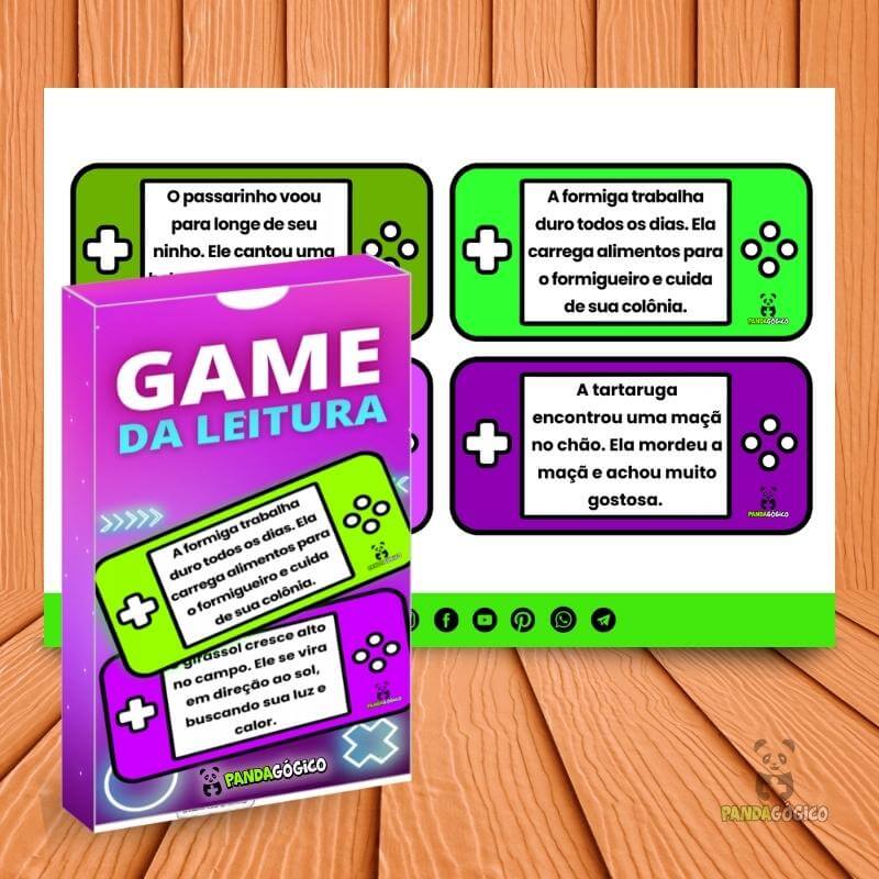 Game play leitura música texto imagem vídeos e jogos
