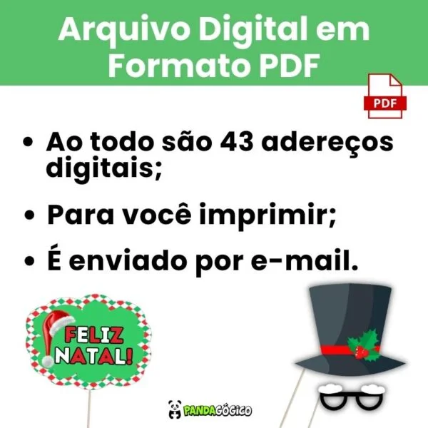 Arquivo Kit Plaquinhas Divertidas para Fotos de Natal - Imagem 4