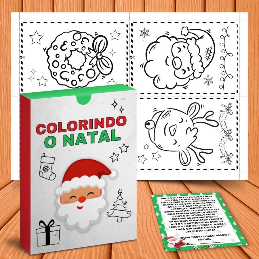 Feliz Natal Para Colorir - Desenhos Para Colorir