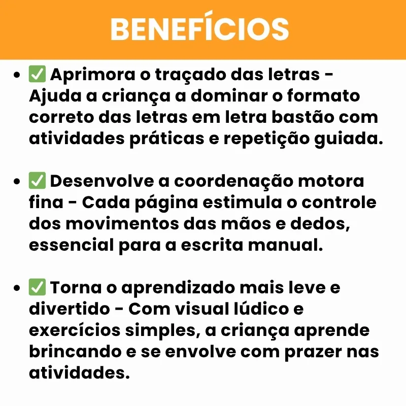 Arquivo Apostila Caligrafia Divertida Alfabeto Letra Bastão - Imagem 3