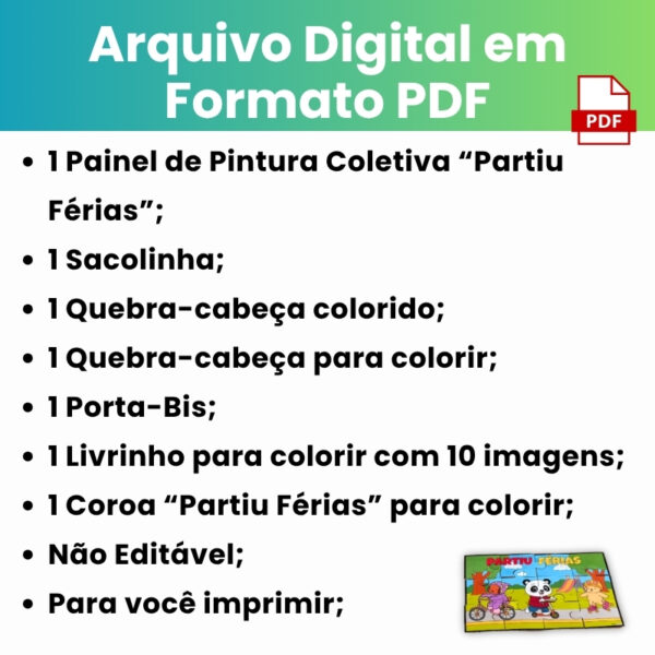Arquivo Kit Partiu Férias Panda Goods - Imagem 4