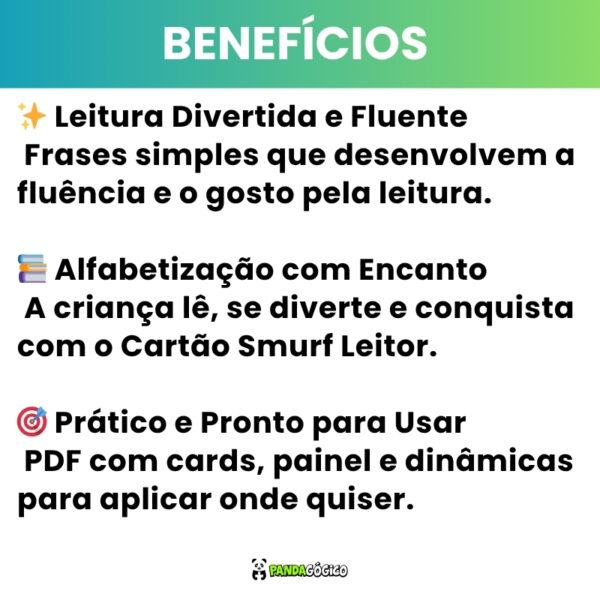Arquivo Smurfs das Leitura Frases Sílabas Simples - Imagem 3