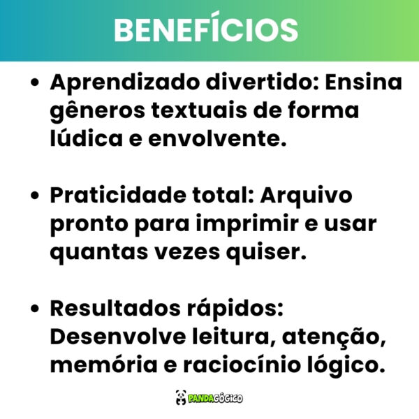 Arquivo Dominó Gêneros Textuais - Imagem 3