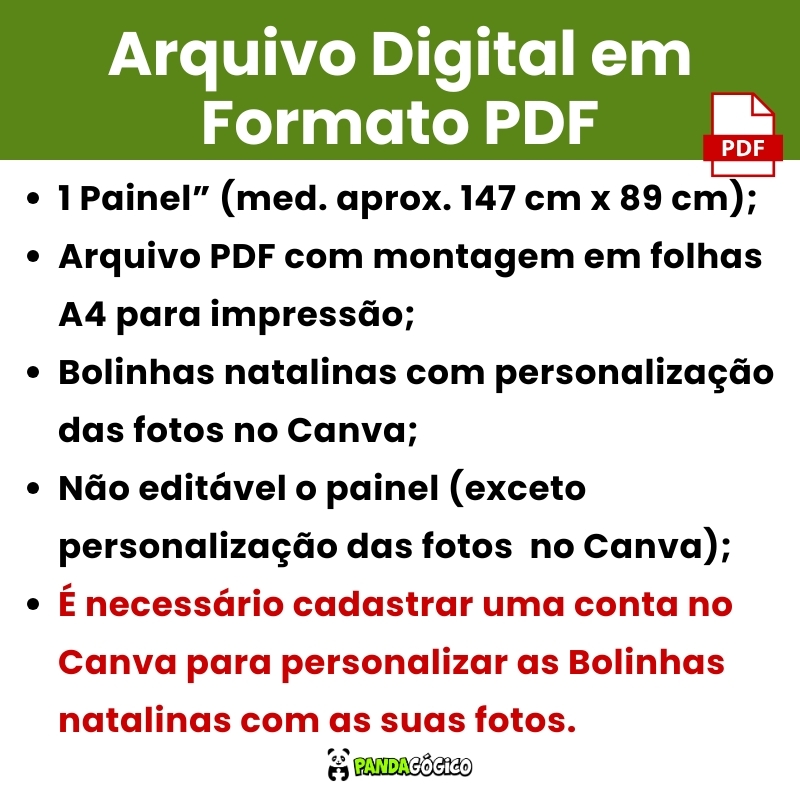 Arquivo Painel Árvore de Natal com Mãozinhas - Canva - Imagem 6