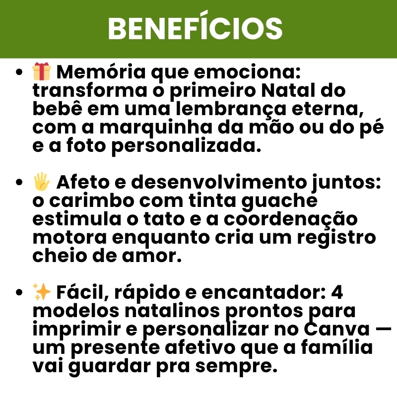 Arquivo Moldura Meu Primeiro Natal 2025 - Canva - Imagem 6