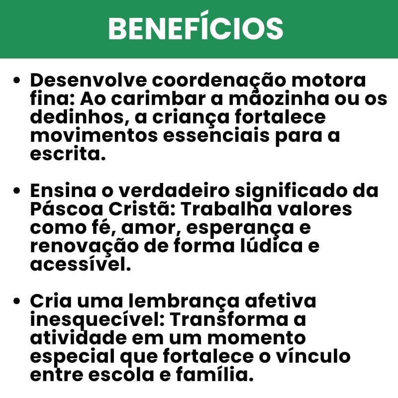 Arquivo Páscoa Cristã - com Mãozinha - Imagem 4