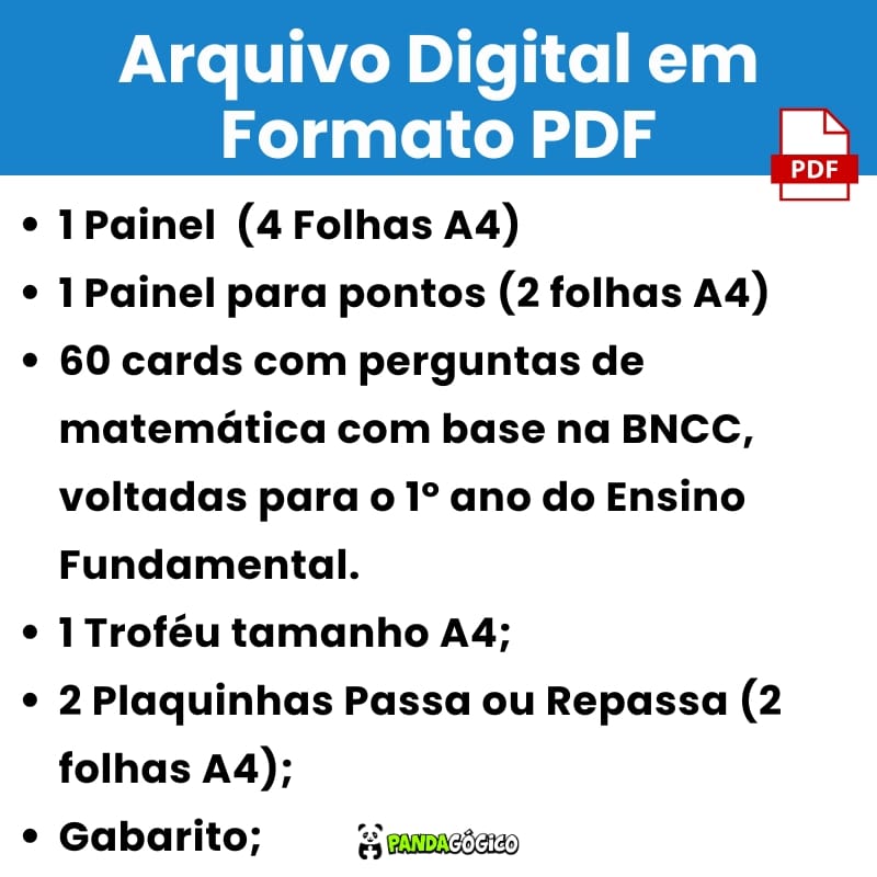 Arquivo Passa ou Repassa - Desafio da Matemática (1º ano) - Imagem 4
