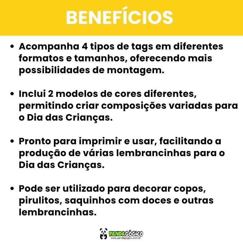 Arquivo Tags para Copo - Dia das Crianças - Imagem 6